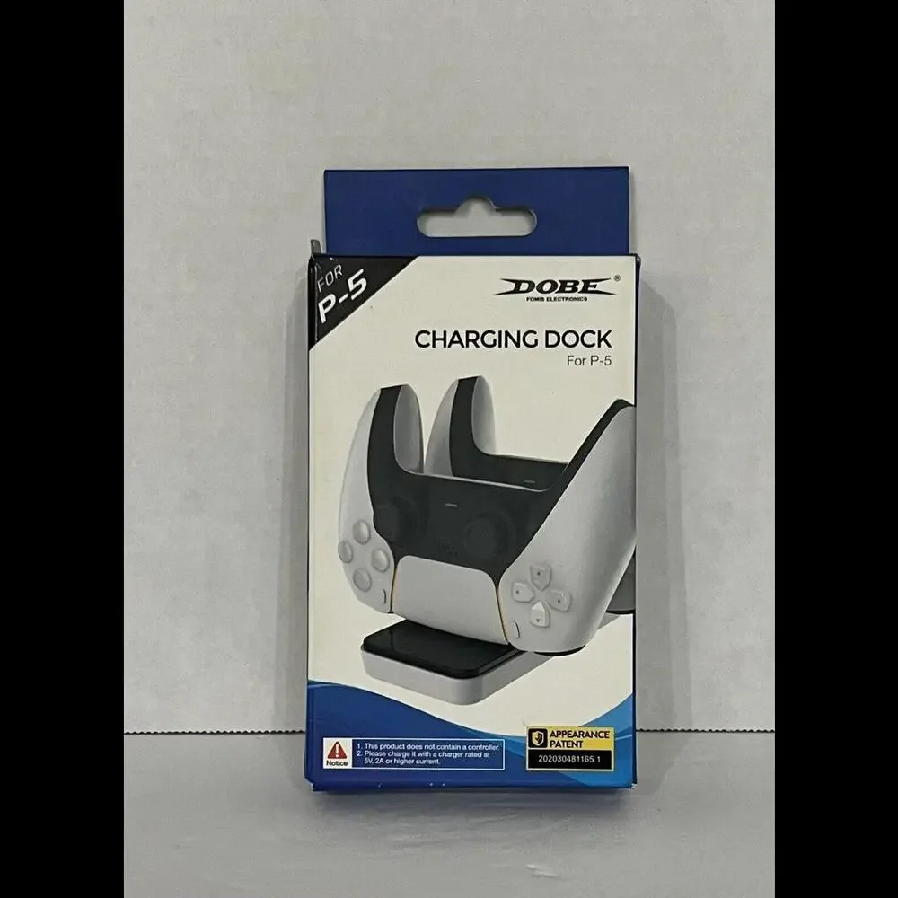 ps5 Controller Charger,DOBE Dual Charging Dock ( P-5).. 600 mA Output